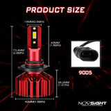 Novsights 9005 10000LM 60W LED Headlight Conversion Kit Car Bulb Fog Driving Light 6500K